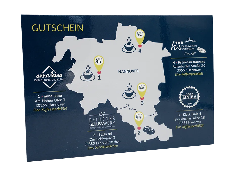 Hannoversche Werkstätten für gelebte Inklusion Gutschein